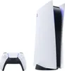 A white PlayStation 5 console and a white DualSense controller are displayed against a white background. Náhled obrázku produktu