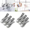 6 Edelstahl-Strandtuchclips von Vicloon - große Klammern Produktbild-Vorschau 4
