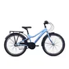 A light blue children's bicycle is shown from the side against a white background. Voir les images du produit