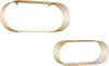 2er Set Gitterregale für die Wand, Hängeregal aus Metall Produktbild-Vorschau 2