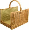 Kaminkorb Holzkorb Kaminholzkorb aus Weide mit Jute 45 cm Produktbild-Vorschau 1