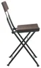 vidaXL Klapstoelen, 2 stuks, bruin, van polyrotan en staal Productafbeelding-voorbeeld 5
