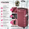 tectake® Mila 4dílná sada tvrdých kufříků z odolného plastu Náhled obrázku produktu 3