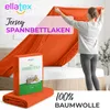 EllaTex Jersey Spannbettlaken 180x200–200x200 Baumwolle – Produktbild-Vorschau 2