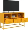 vidaXL TV skrinka horčicovo žltá 100,5x39x60,5 cm oceľ Náhľad obrázku produktu 5