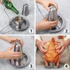 Kinghoff ganzes Hähnchen-Bratgestell KH1880 Produktbild-Vorschau 8