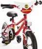 18" Kinderfahrrad Kuma "FEUERWEHR" rot/weiß/gelb-refl.– Produktbild-Vorschau 6