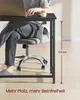 VASAGLE Schreibtisch Computertisc 135 x 60 x 76cm schmaler Produktbild-Vorschau 3