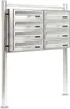 Wiltec Boîte aux lettres sur pieds Acier inox 270 x 898 x Voir les images du produit 1