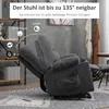 Televizní křeslo HOMCOM s funkcí pomoci při vstávání, Náhled obrázku produktu 5