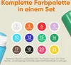 7 Artists Textilfarben Set – 12x20 ml Cat Acrylfarben für Produktbild-Vorschau 5