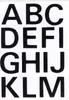 Herma Buchstaben, 25mm, A-Z, wetterfest, Folie, schwarz, Produktbild-Vorschau 1