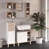 Badmöbel-Set Vicco Senyo Weiß 4 Teile, Model 36441 Produktbild-Vorschau 4