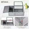 PawHut Maison enclos cage habitat pour petit animal tortues Voir les images du produit 4