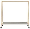 vidaXL Portemanteau avec étagères et roulettes 106x34x106,5 Voir les images du produit 3