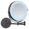 Miroir mural WENKO Power-Loc® LED Mod. Lumi noir, avec Voir les images du produit 1