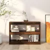 Libreria/divisorio in rovere fumé 100x30x72 cm Anteprima dell’immagine prodotto 6