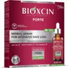 A product box for Bioxcin Forte Herbal Serum for intensive hair loss, showing the packaging and a bottle of the serum. Produktbild-Vorschau