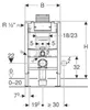 Modulo WC per cartongesso Geberit Duofix 111003001 Anteprima dell’immagine prodotto 3