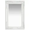 vidaXL Specchio da parete in stile barocco 60x40 cm Bianco Anteprima dell’immagine prodotto 10