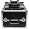 Kosmetikkoffer Trolley 70L Schwarz Silber Aluminium Make-up Produktbild-Vorschau 8