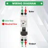 RCBO proudový chránič typu A 16A 30mA 230V 1P+N s Náhled obrázku produktu 4