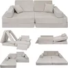 Angelove - Modułowa Sofa do Zabawy dla Dzieci - 8 Elementów Podgląd zdjęcia produktu 1