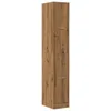 A tall, narrow cabinet with two doors, made of wood-look material, shown against a white background. Produktbild-Vorschau
