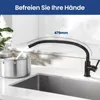 CECIPA Edelstahl Hochdruck Küchenarmatur mit Flexibler Produktbild-Vorschau 4