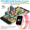 A smartwatch is shown on a smartphone displaying a city map with location pins. Produktbild-Vorschau
