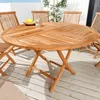 Massiver Gartentisch EMPIRE TEAK Ø120cm natur Teakholz Produktbild-Vorschau 10
