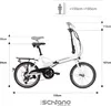 E-Sky 20" Faltbares E-Bike für Erwachsene, Aluminiumrahmen, Produktbild-Vorschau 2