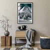 Gerahmtes Poster - Schwarzer Rahmen - Dunkel Himmel Berg - Produktbild-Vorschau 7
