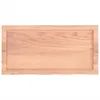 vidaXL Tischplatte Hellbraun 80x40x(2-6) cm Massivholz Produktbild-Vorschau 4