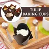 200 Stück Tulpenförmige Cupcake-Förmchen für Backförmchen, Produktbild-Vorschau 6