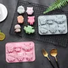 CANDeal 2 kusy Formy na čokoládu so 6 dutinami, roztomilá Náhľad obrázku produktu 6