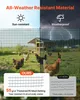 SucceBuy ohradní plot 15 x 1,2 m, flexibilní plot z PE s Náhled obrázku produktu 3
