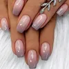 GKA Künstliche Fingernägel 24p G29 rosa lila zum Aufkleben Produktbild-Vorschau 1