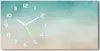 Wanduhr aus Glas – 60x30 cm - Glasbild - Glasuhr - Produktbild-Vorschau 1