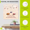 ARTland Poster Lebensweisheit Freunde Größe: 50x50 cm Produktbild-Vorschau 2