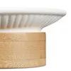 Relaxdays Badaccessoires-Set, 4-teilig, braun, Keramik & Produktbild-Vorschau 6