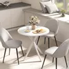 HOMCOM Eettafel, keukentafel voor 2 personen in industriële Productafbeelding-voorbeeld 8