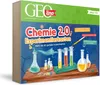 The image shows the front of a product box for a chemistry experiment kit. Anteprima dell’immagine prodotto