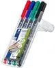 Staedtler Lumocolor 317 WP4, Schwarz, Blau, Grün, Rot, Produktbild-Vorschau 2