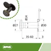 Amig – Deurspion | Super-brede lens | Eenvoudige Productafbeelding-voorbeeld 5