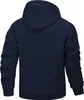 Winterjacke Herren Gefütterte Jacke mit Kapuze Männer Produktbild-Vorschau 2