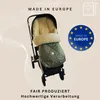 COOSY Lammfell Fußsack Fb. kaki Produktbild-Vorschau 3