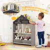 GOPLUS 2 in 1 Kinder Bücherregal, Whiteboard & Tafel Produktbild-Vorschau 5