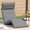 vidaXL Sonnenliege Klappbar Grau 175x54x8,5 cm Produktbild-Vorschau 2