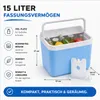 15L Kühlbox mit Kühlakku – Premium Kühltasche mit Produktbild-Vorschau 3
